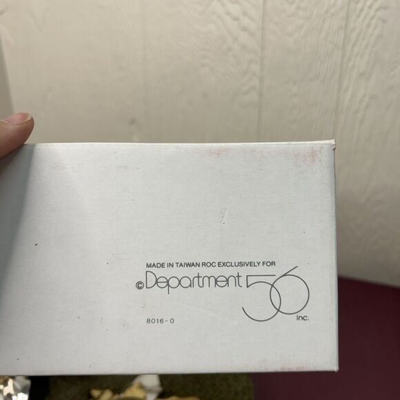 Set Of 2 Department 56 Painted Metal Poinsettia Candle Stick Holder #8016 - Picture 9 of 9